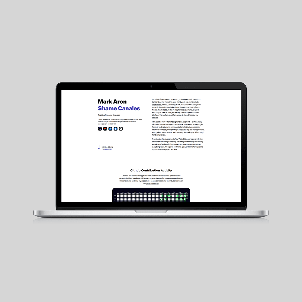 Portfolio Website with Vite