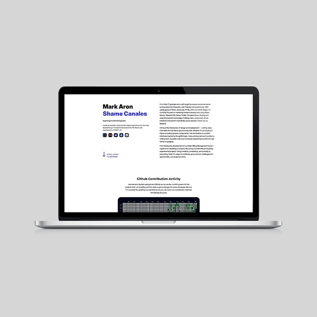 Portfolio Website with Vite